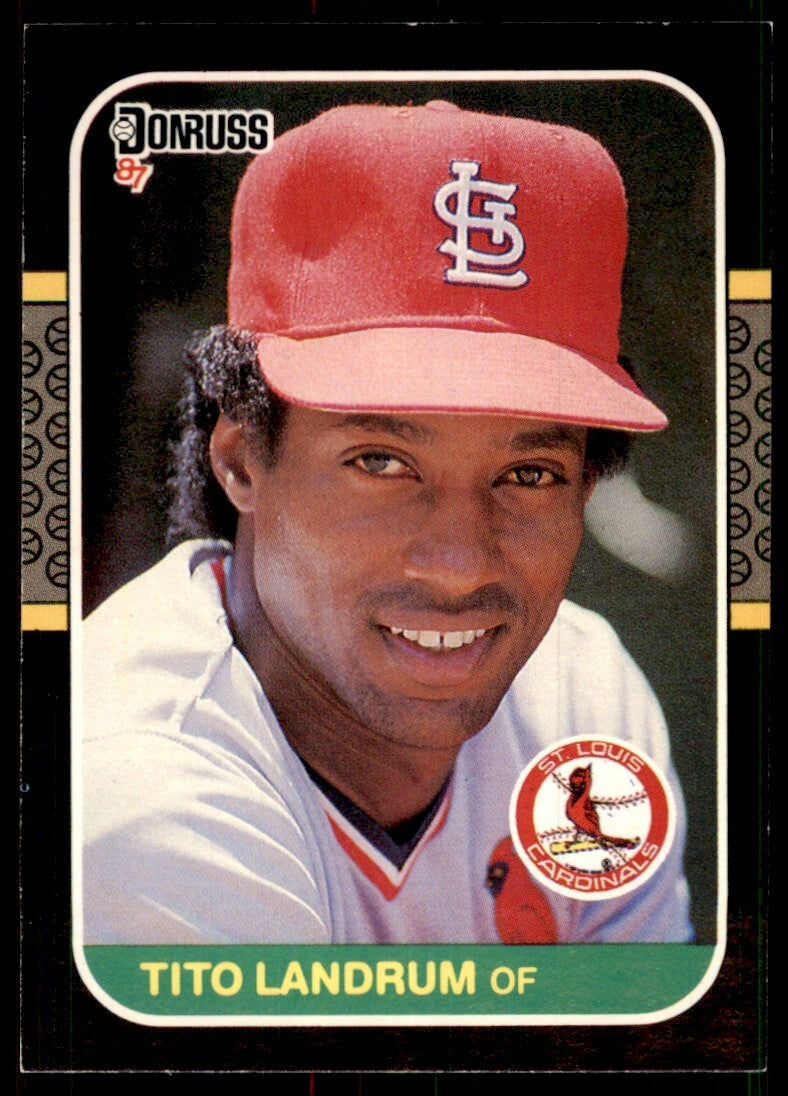 1987 Donruss Tito Landrum St. Louis Cardinals #386