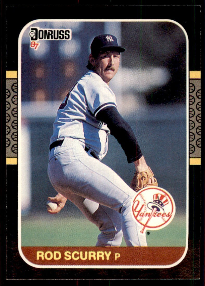 1987 Donruss Rod Scurry New York Yankees #374
