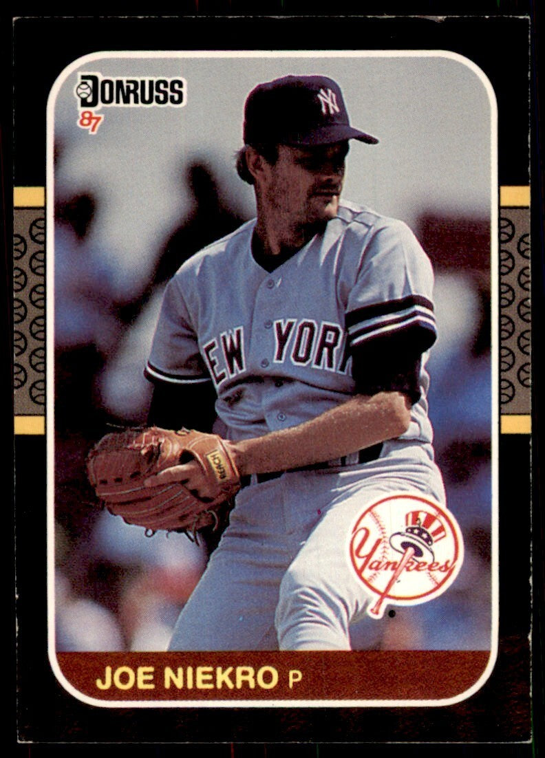 1987 Donruss Joe Niekro New York Yankees #217