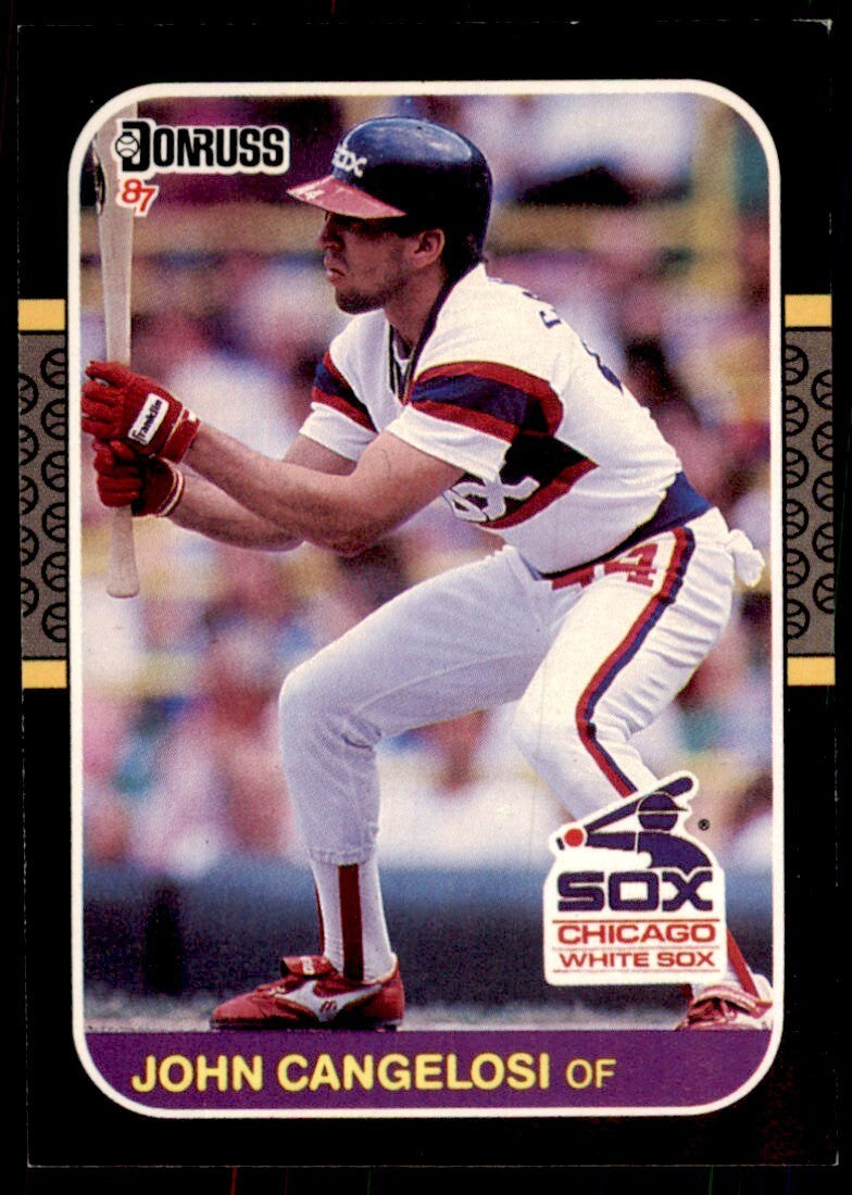 1987 Donruss John Cangelosi Rookie Chicago White Sox #162