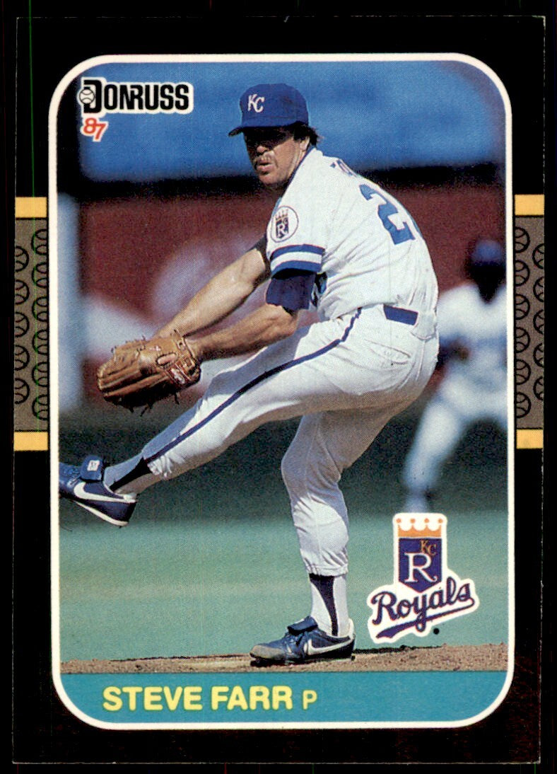 1987 Donruss Steve Farr Kansas City Royals #301