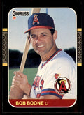 1987 Donruss Bob Boone California Angels #233
