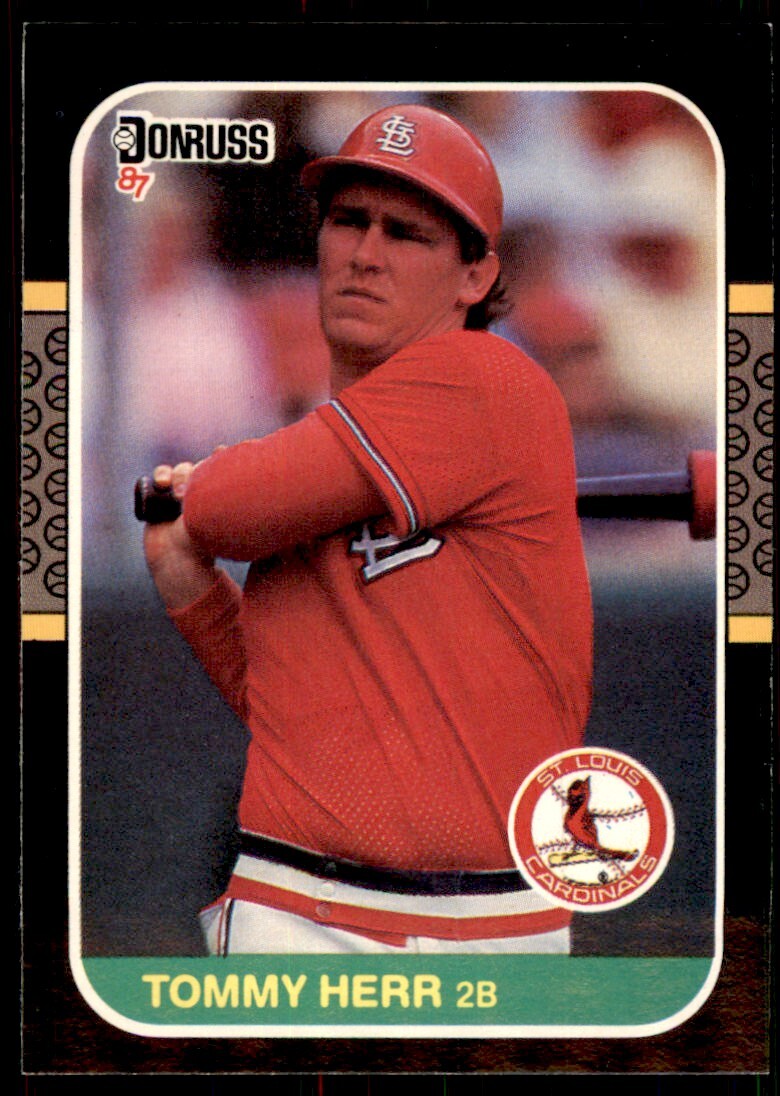 1987 Donruss Tommy Herr St. Louis Cardinals #140