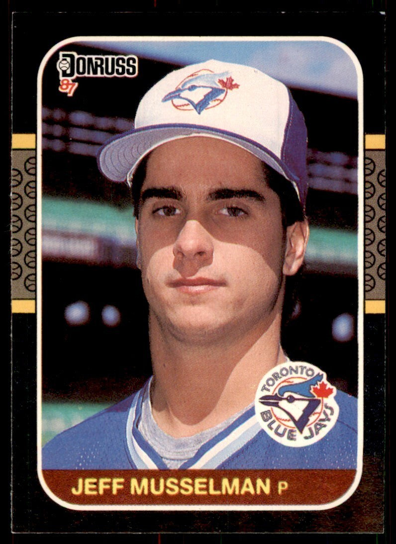 1987 Donruss Jeff Musselman Rookie Toronto Blue Jays #591