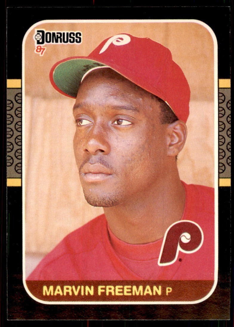 1987 Donruss Marvin Freeman Rookie Philadelphia Phillies #576