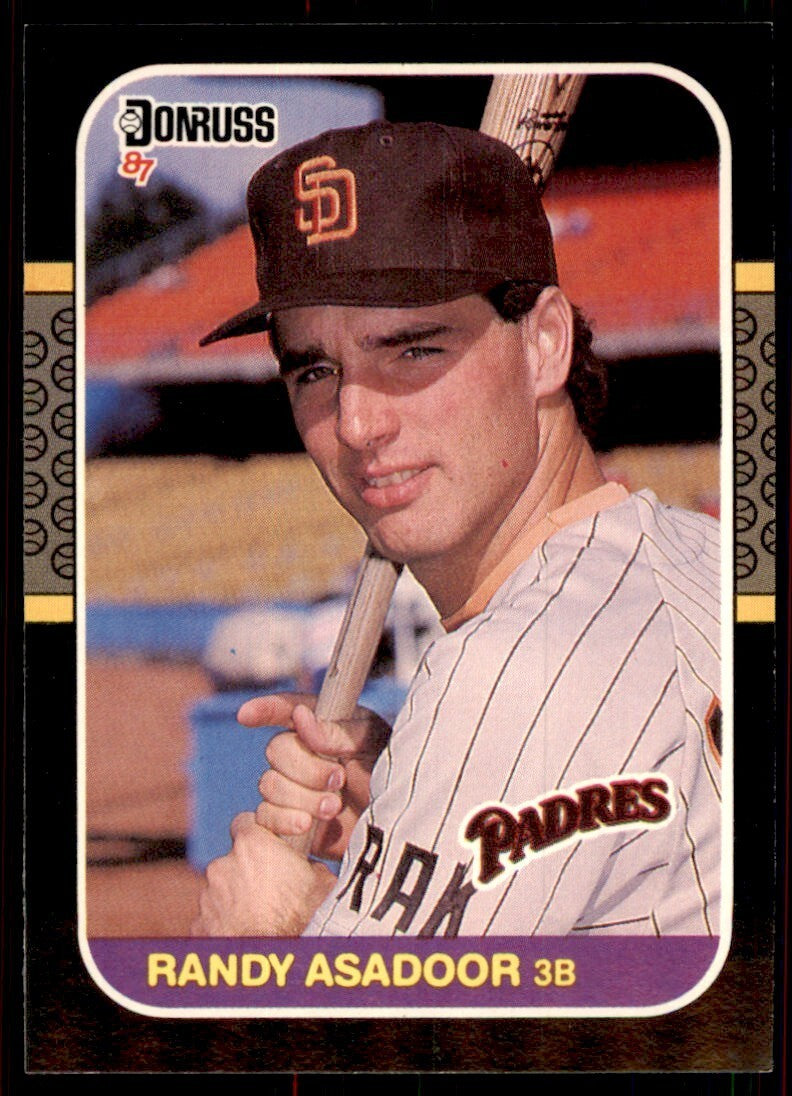 1987 Donruss Randy Asadoor Rookie San Diego Padres #574