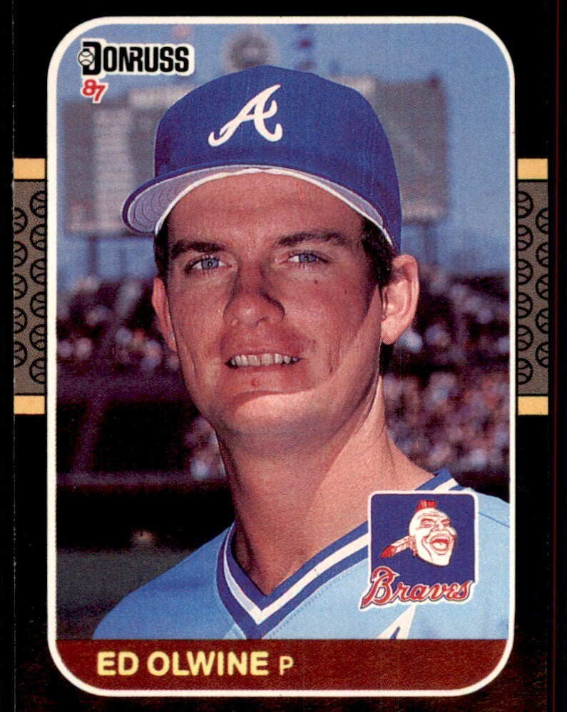 1987 Donruss Ed Olwine Rookie Atlanta Braves #560