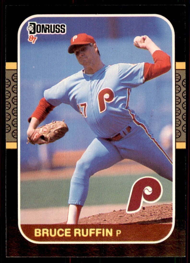 1987 Donruss Bruce Ruffin Rookie Philadelphia Phillies #555