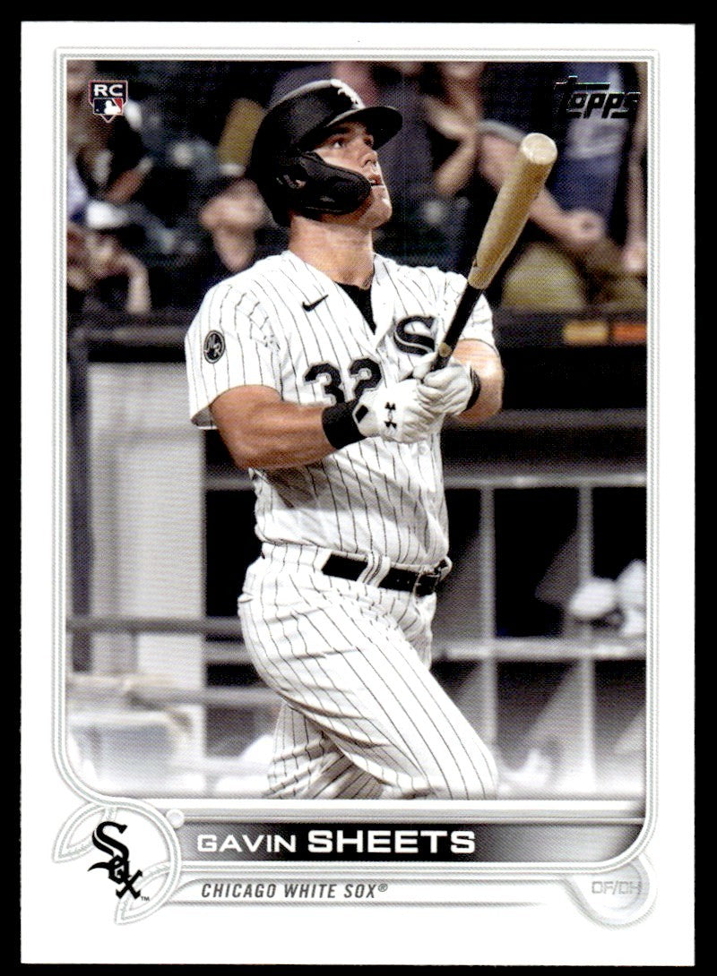 2022 Topps Baseball Card Gavin Sheets Chicago White Sox #12