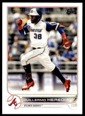 2022 Topps Baseball Card Guillermo Heredia Atlanta Braves #610