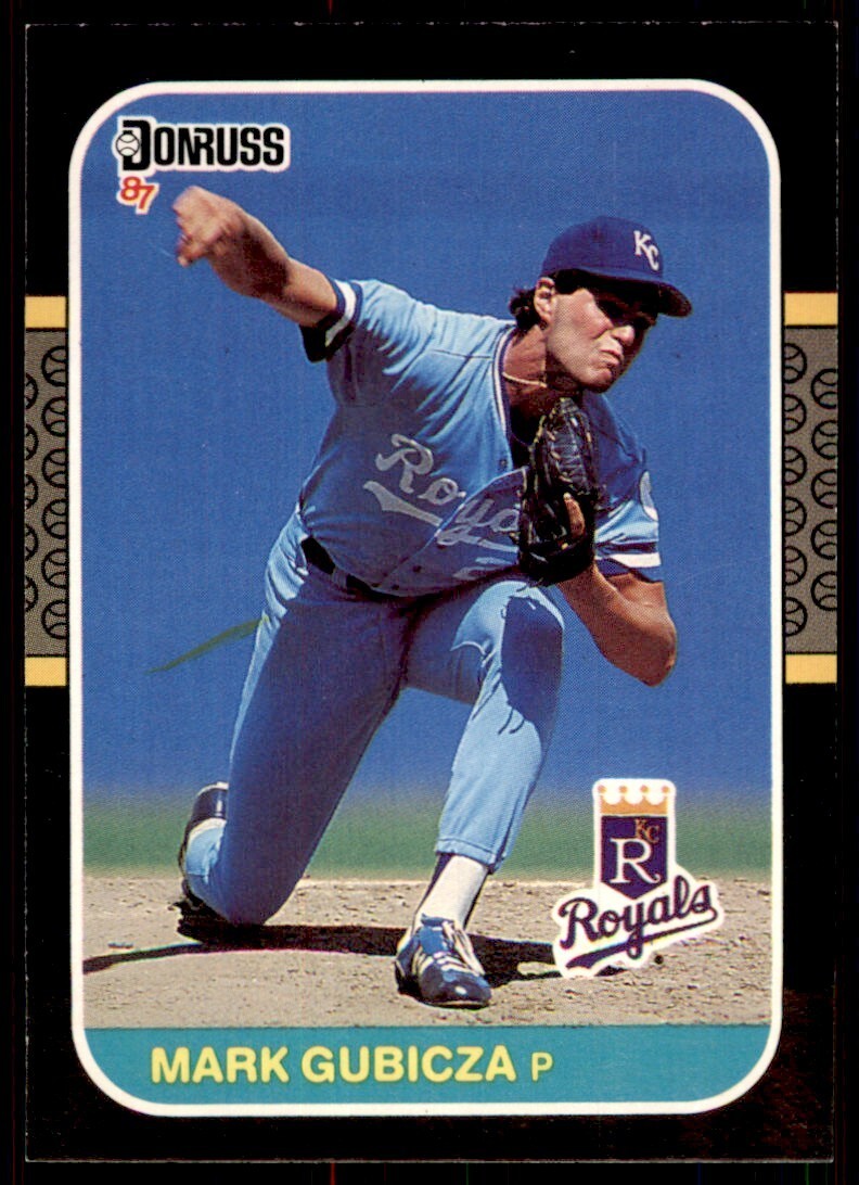 1987 Donruss Mark Gubicza Kansas City Royals #466
