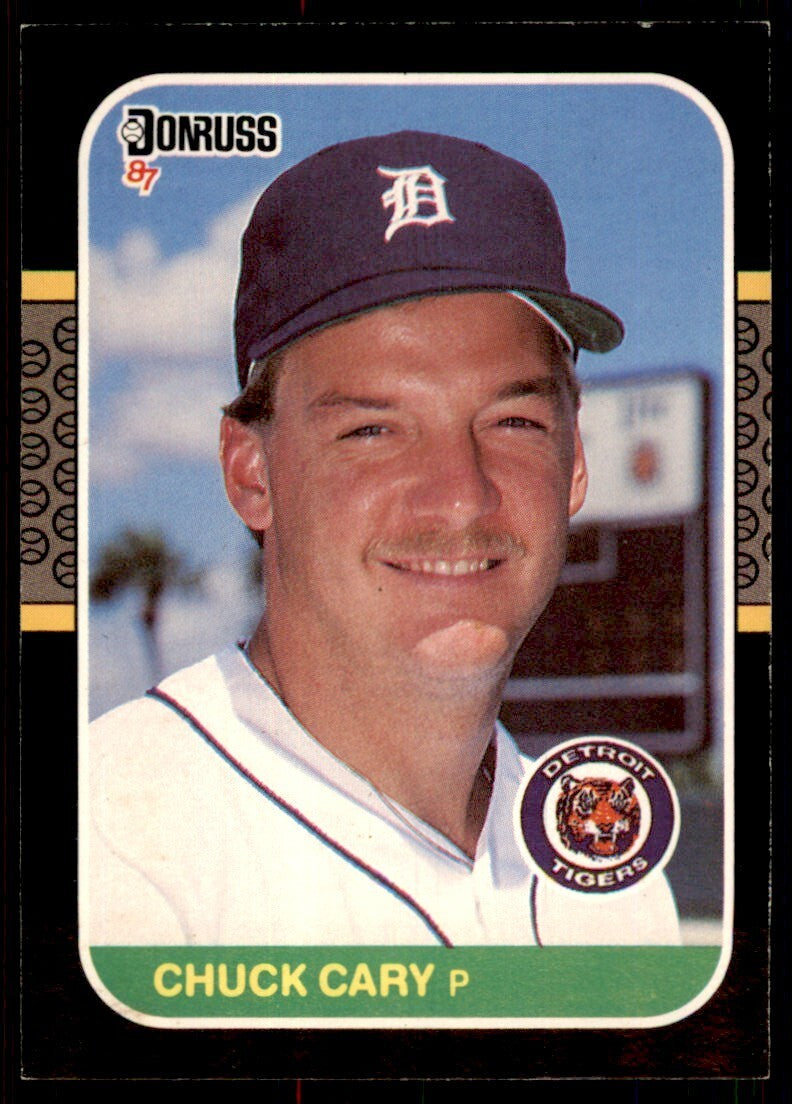 1987 Donruss Chuck Cary Rookie Detroit Tigers #461