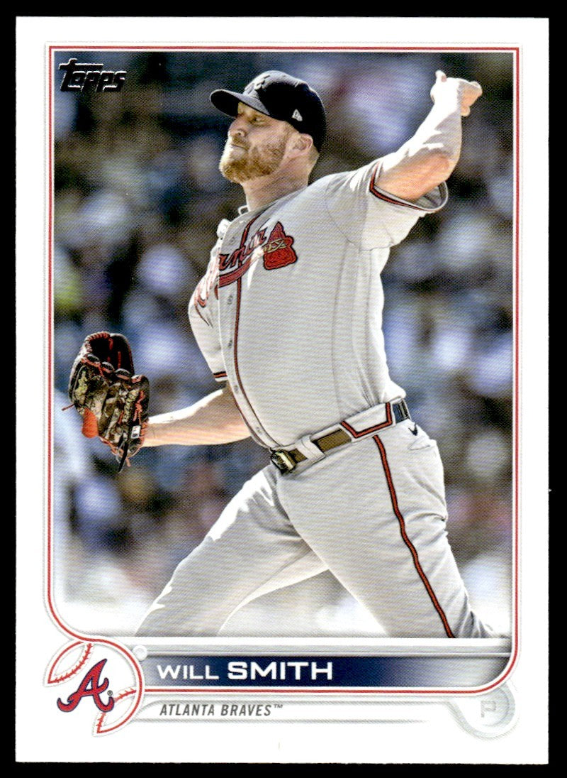 2022 Topps Baseball Card Will Smith Atlanta Braves #US47