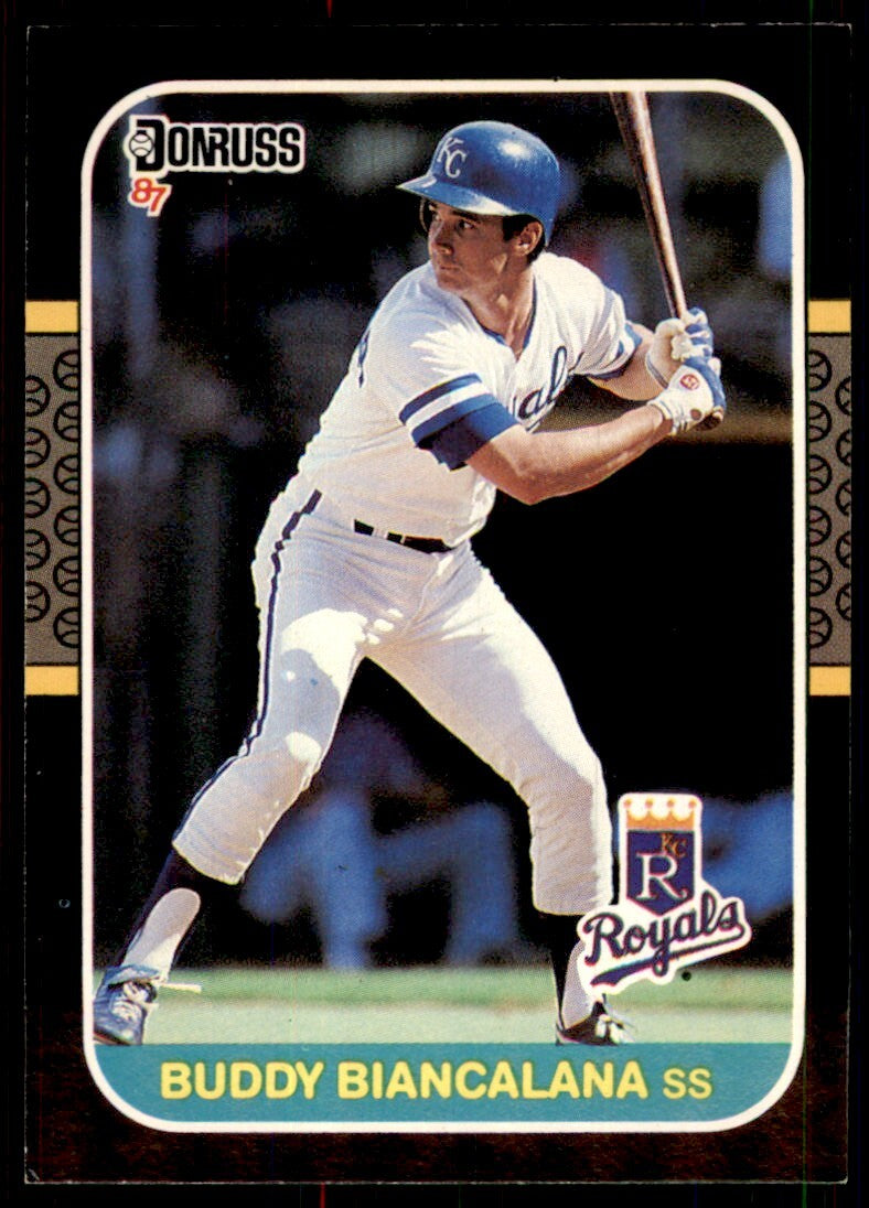 1987 Donruss Buddy Biancalana Kansas City Royals #527