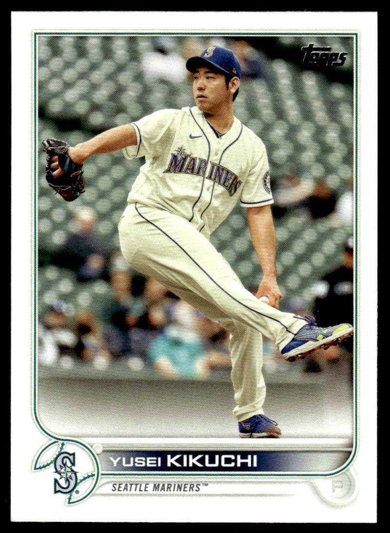 2022 Topps Baseball Card Yusei Kikuchi Seattle Mariners #531
