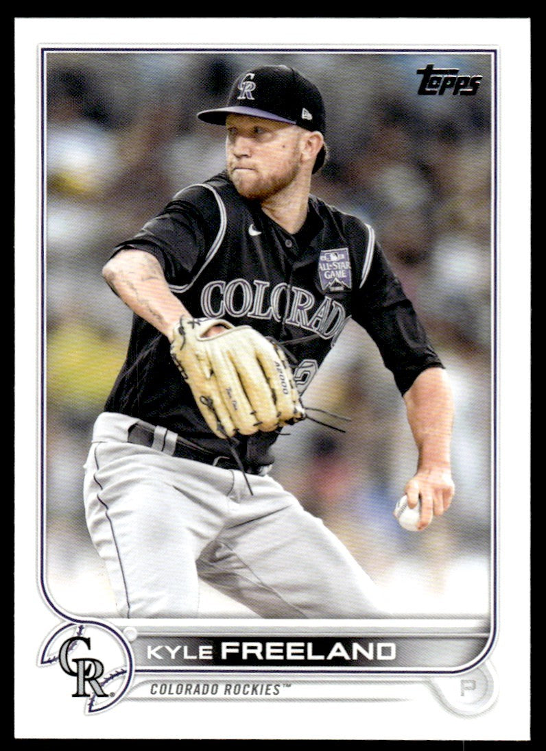 2022 Topps Baseball Card Kyle Freeland Colorado Rockies #169