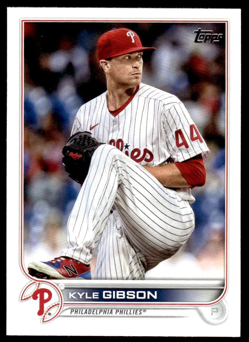 2022 Topps Baseball Card Kyle Gibson Philadelphia Phillies #57