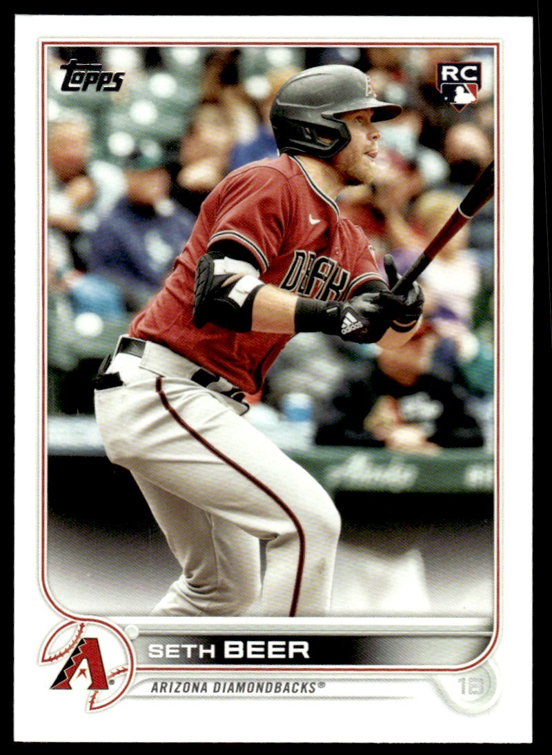 2022 Topps Baseball Card Seth Beer Arizona Diamondbacks #345