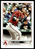 2022 Topps Baseball Card Seth Beer Arizona Diamondbacks #345