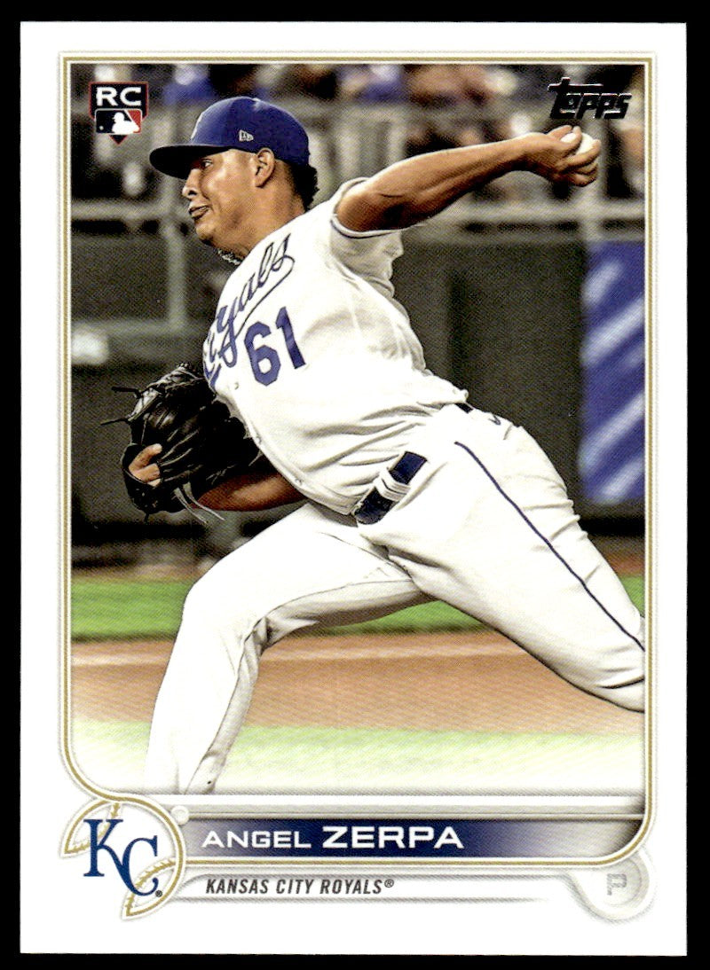 2022 Topps Baseball Card Angel Zerpa A Kansas City Royals #559