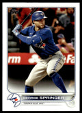 2022 Topps Baseball Card George Springer A Toronto Blue Jays #361