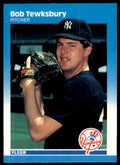 1987 Fleer Bob Tewksbury Rookie / New York Yankees #117