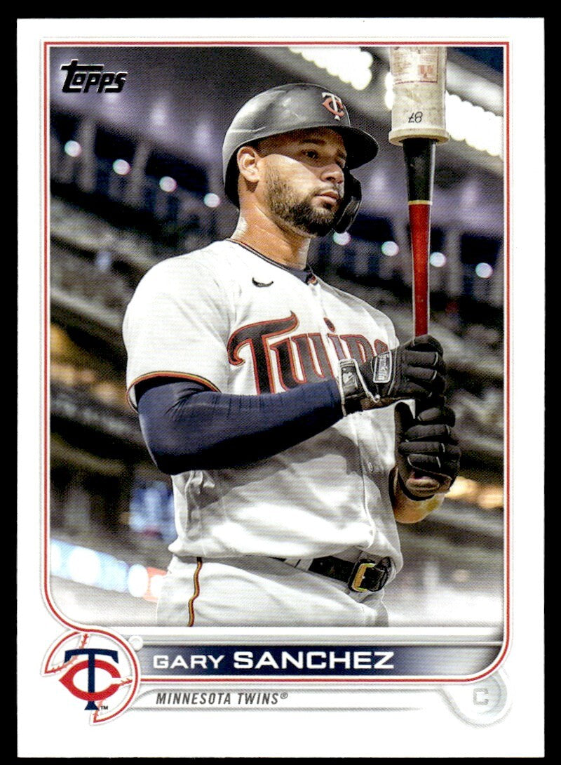 2022 Topps Baseball Card Gary Sanchez Minnesota Twins #US177