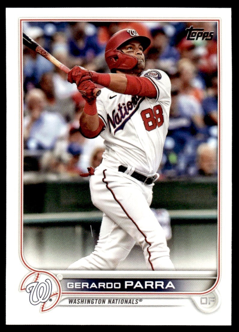 2022 Topps Baseball Card Gerardo Parra Washington Nationals #583