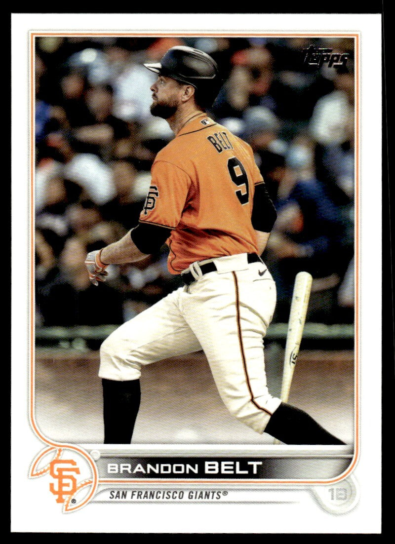 2022 Topps Baseball Game Brandon Belt San Francisco Giants #632