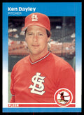 1987 Fleer Ken Dayley . St. Louis Cardinals #293