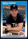 1987 Fleer Mickey Hatcher ` Minnesota Twins #542