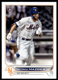 2022 Topps Baseball Card Patrick Mazeika Rookie New York Mets #166