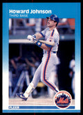 1987 Fleer Howard Johnson . New York Mets #13