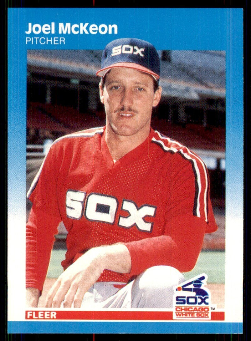 1987 Fleer Joel McKeon Rookie Chicago White Sox #503