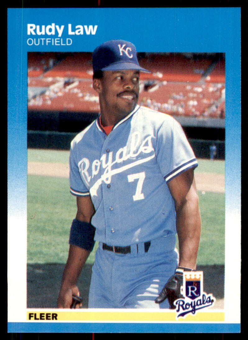 1987 Fleer Rudy Law Kansas City Royals #372