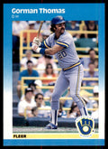 1987 Fleer Gorman Thomas Milwaukee Brewers #359