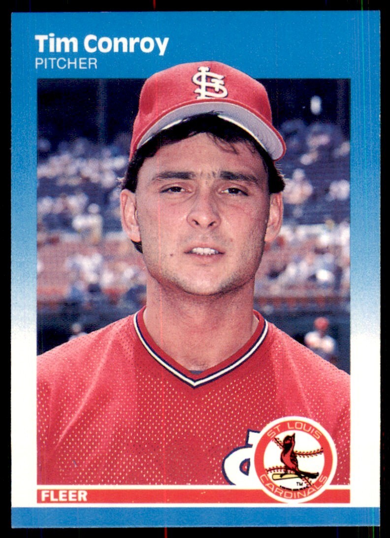 1987 Fleer Tim Conroy . St. Louis Cardinals #291