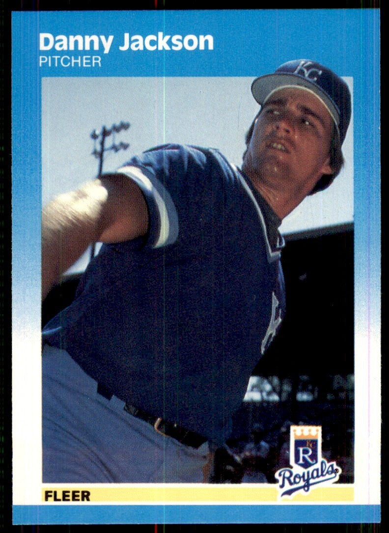 1987 Fleer Danny Jackson 1 Kansas City Royals #370