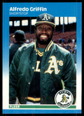 1987 Fleer Alfredo Griffin d Oakland Athletics #392