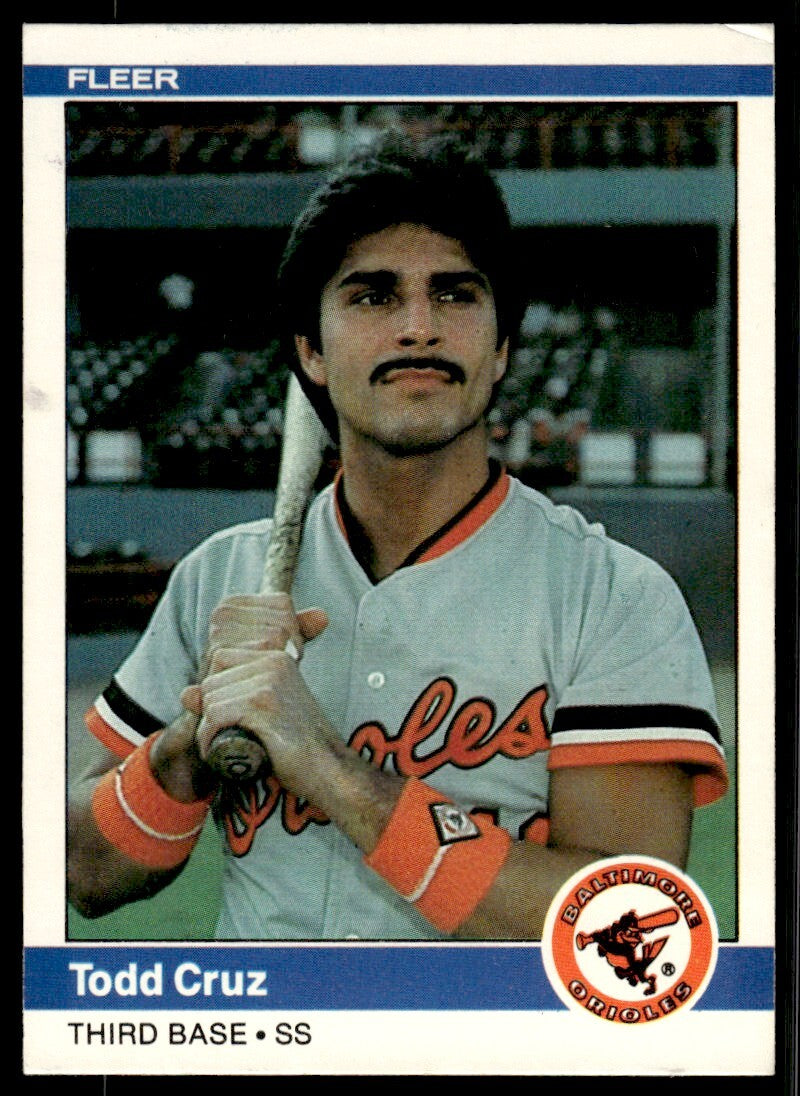 1984 Fleer Todd Cruz Baseball Card Baltimore Orioles #3