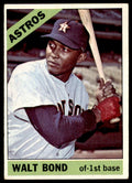 1966 Topps Baseball Card Walt Bond A Houston Astros #431