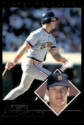 1992 Fleer Mickey Tettleton Baseball Card Detroit Tigers #9 OF 24