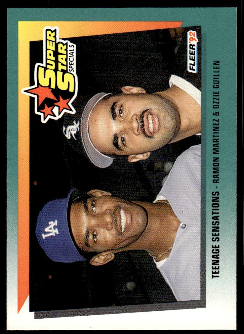 1992 Fleer Ramon Martinez/Ozzie Guillen Baseball Card #706