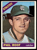 1966 Topps Baseball Card Phil Roof D Kansas City Athletics #382