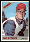 1966 Topps Baseball Card Bob Heffner B Cleveland Indians #432