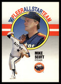 1990 Fleer Mike Scott Baseball Card Houston Astros #10