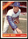 1966 Topps Baseball Card Howie Reed I Los Angeles Dodgers #387