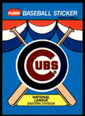 1989 Fleer Team Stickers Chicago Cubs Baseball Card