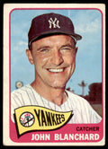 1965 Topps Baseball Card (Damaged) John Blanchard A New York Yankees #388
