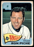 1965 Topps Baseball Card (Damaged) Ron Piche Los Angeles Angels #464